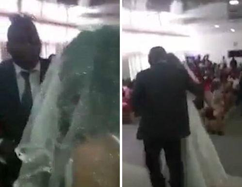 结婚吃瓜新郎视频,结婚吃瓜新郎，这婚结得真有创意！